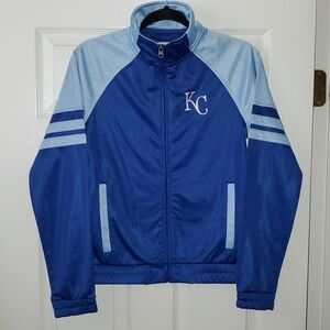 Genuine Merchandise Kansas City Royals Embroidered Track Jacket Size Small